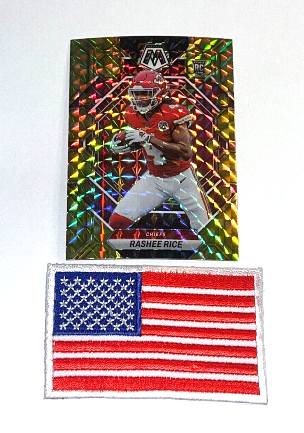 2023 Panini Mosaic #357 Rashee Rice Reactive Yellow Mosaic