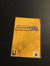 mickey speedway usa n64 Manual