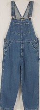 Utility Denim Bib Overalls Carpenter Work 100 Cotton Size Large