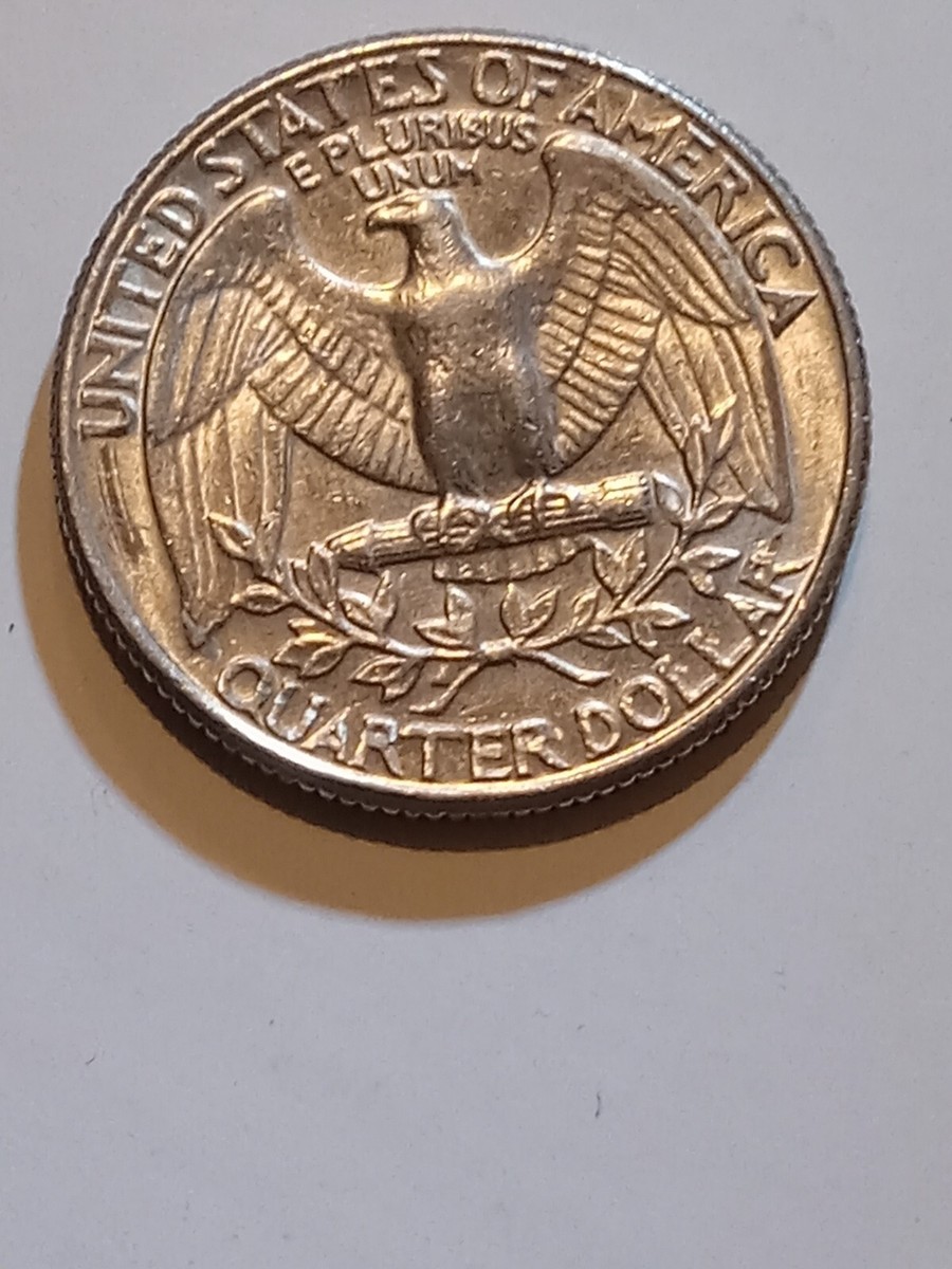 RARE SHARP 1982 D ERROR QUARTER Double Die Heavy on (IN GOD WE