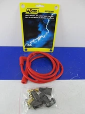 Accel 170500R UNIVERSAL Single Spark Plug Wire Lead - Straight & 90 Deg Boot