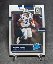 Ikem Ekwonu Rated Rookie Card RC 2022 Donruss Optic #253 Carolina Panthers