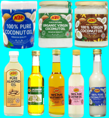 KTC 100 % Kokosnuss | Senf | Sesam | Mandelöl | Rosenwasser | Sets kostenloses UK Porto