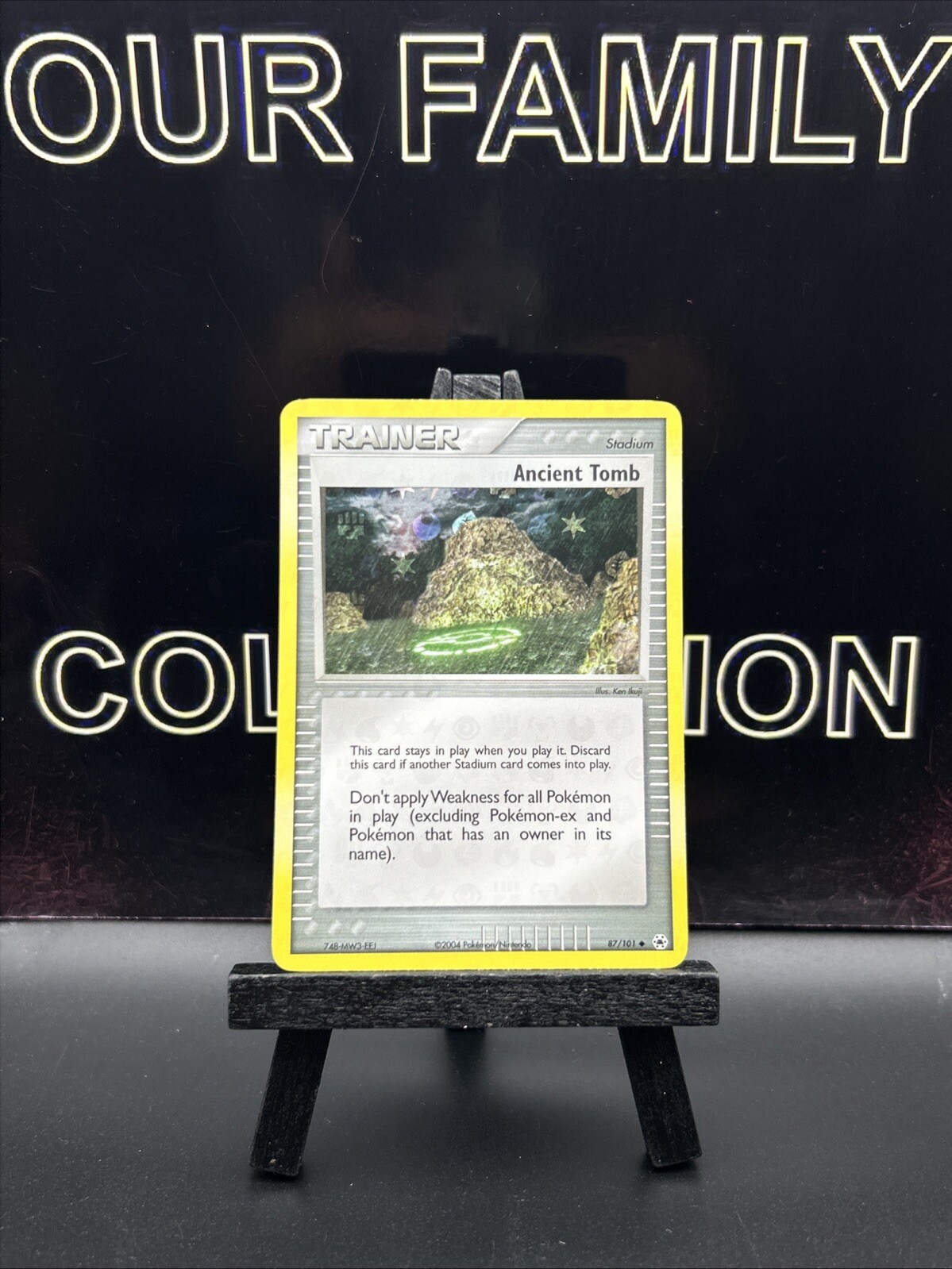 Ancient Tomb 87/101 - 2004 Pokemon Card - EX Hidden Legends - Reverse Holo - LP
