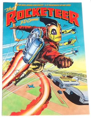 1991 WALT DISNEY MOVIE THE ROCKETEER 3-D COMIC BOOK VF- NO 3D GLASSES NEAL ADAMS