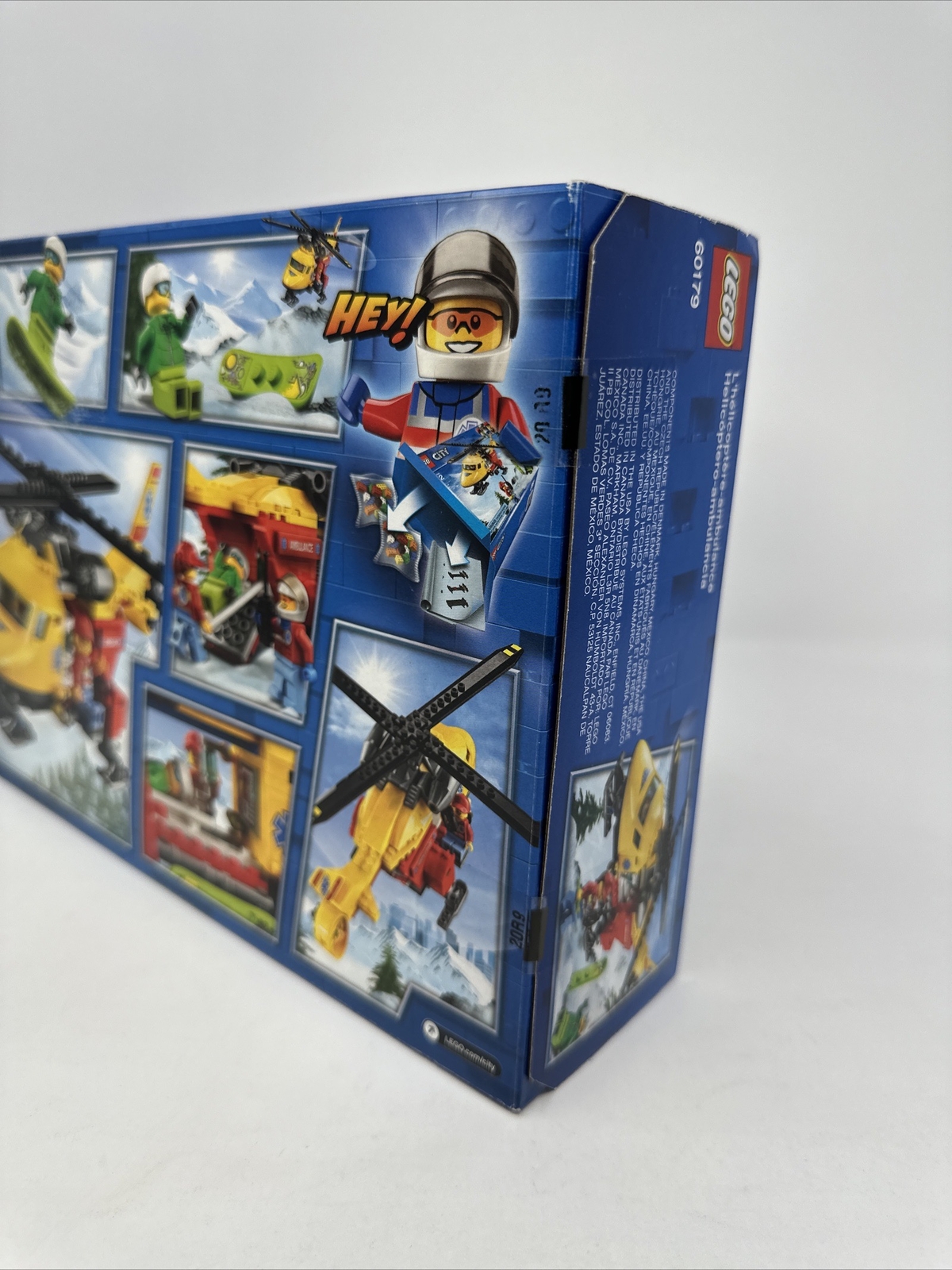LEGO CITY: Ambulance Helicopter (60179) Snowboarding Rescue | eBay