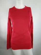 Smartwool Women Intraknit Thermal Merino Baselayer Crew Scarlet Medium 19284-M51