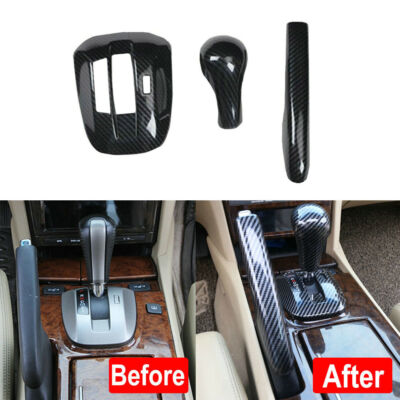 Honda Accord 2008-2013 Carbon Fiber Style Handbrake Gear Shift Frame Cover For