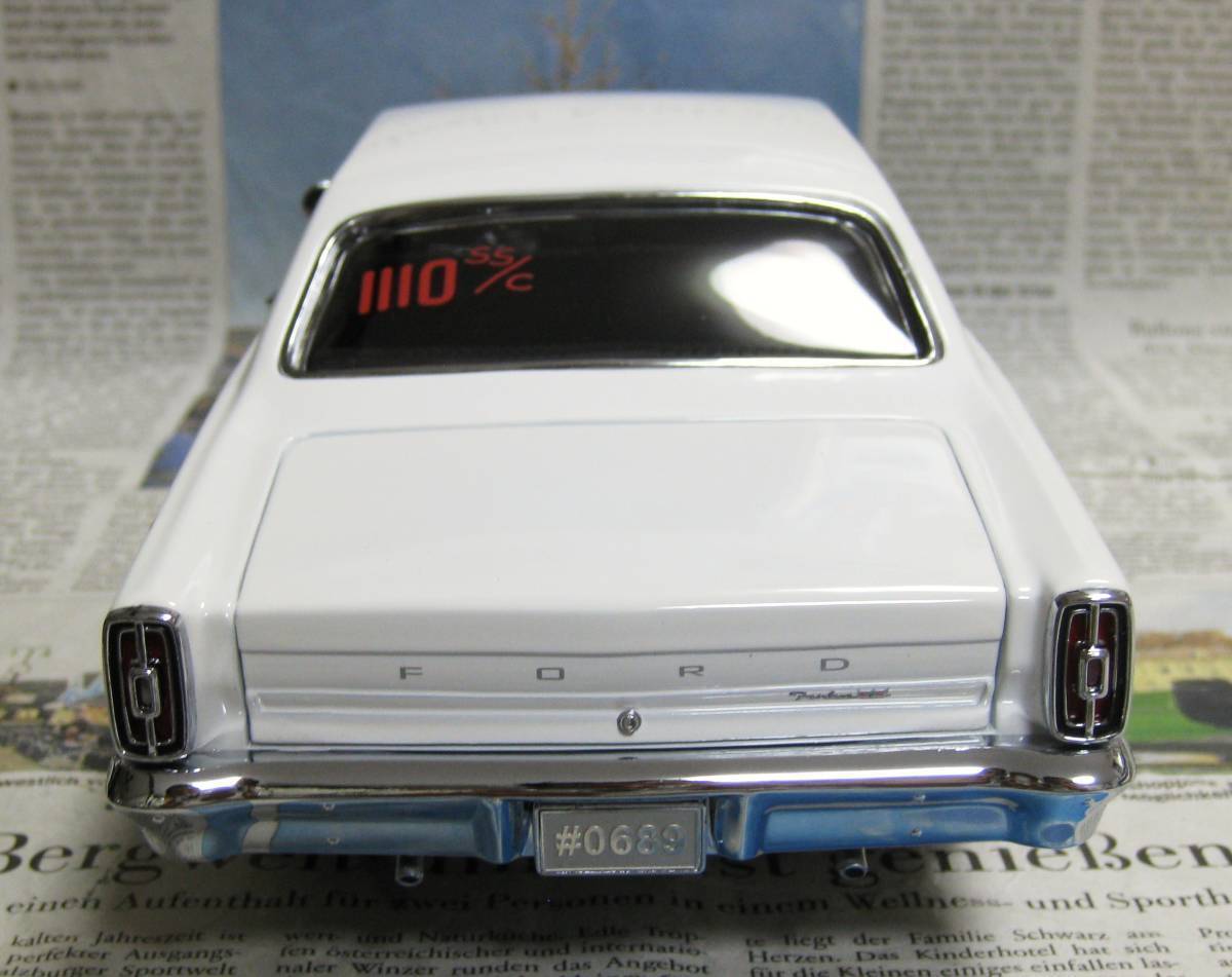 GMP 1/18 1967 Ford Fairlane Drag Car Ulrey Brothers White GMP 1/18 1967 Ford Fairlane Drag Car Ulrey Brothers White