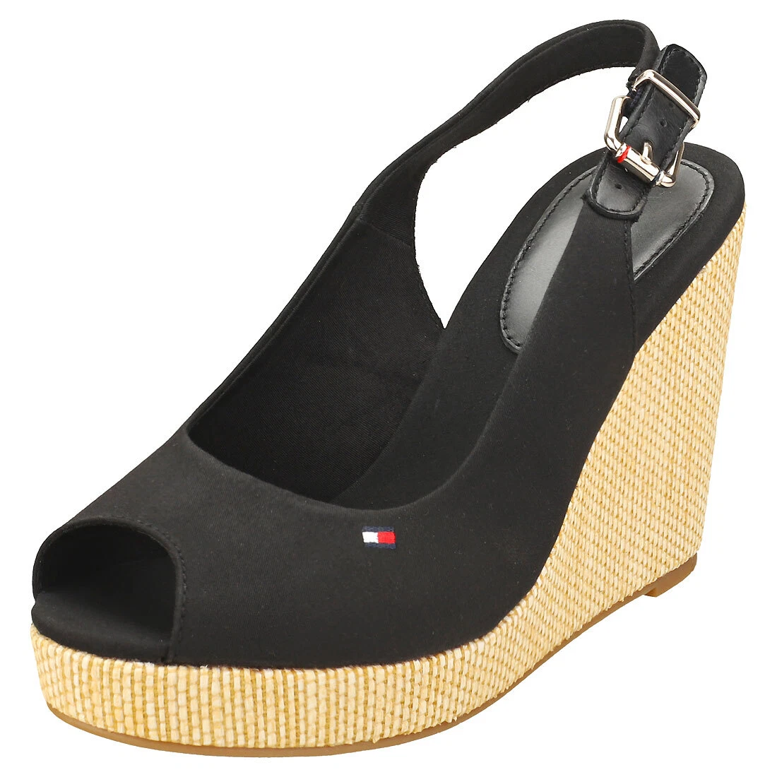Tommy hilfiger black clearance sandals