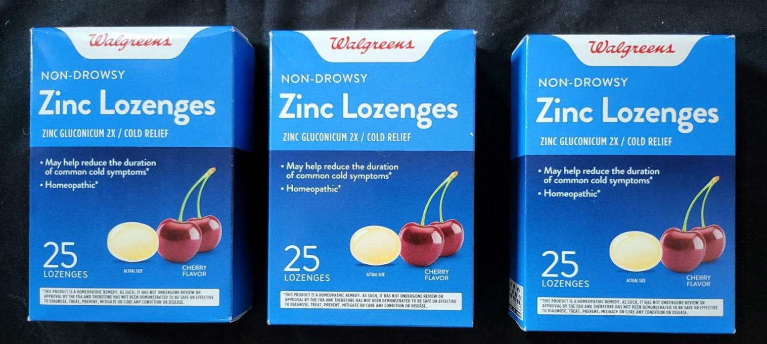 EQUATE CHERRY ZINC COLD RELIEF LOZENGES Zincum Gluconicum, 47 OFF