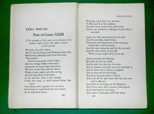 Pound, Ezra. PART OF CANTO XXIII, contained in EXILE 3.   Defective. Important