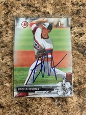 Lincoln Henzman Signed 2017 Bowman Draft Auto Chicago White Sox