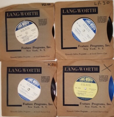 Vintage 33 RPM Record - Lot of 4 - Clyde McCoy - ''Sugar Blues,'' ''Wabash Blues,''