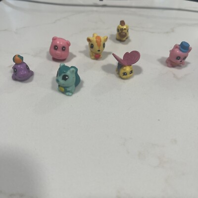 Lot Of 7 Animal Squinkies