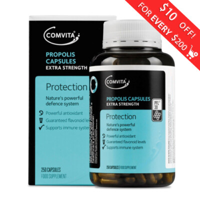 Comvita Propolis PFL30 Extra Strength 250 Capsule Free Shipping from New Zealand