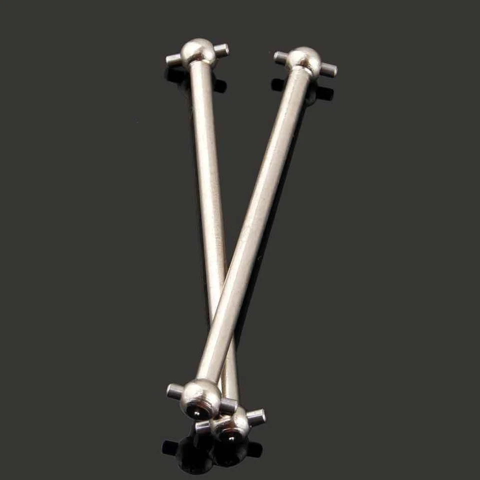2PCS RC 06006 Silver Centre Front Dogbone 76mm For HSP Nitro 1:10 Buggy Truck - Bild 3 von 4
