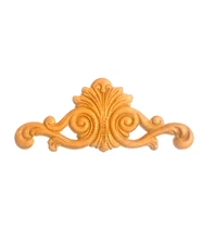 Vintage Oak Embossed Scroll Onlay Applique