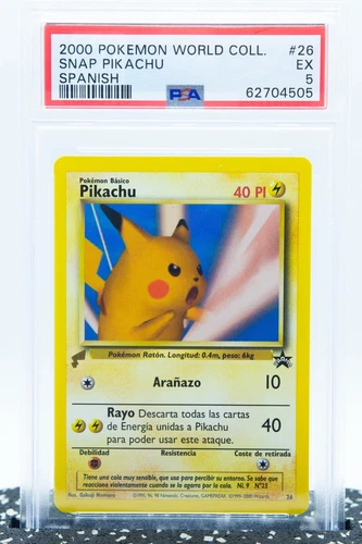 PSA 5 SNAP PIKACHU #26 Spanish World Collection 2000 Promo - Pokemon Card WOTC
