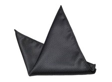 Gascoigne Silk Pocket Square Gray Men's