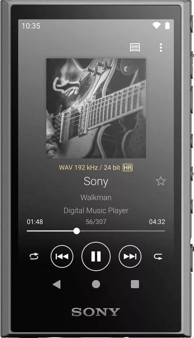 SONY WALKMAN 64GB Hi-Res A300 Series NW-A307 Audio Player Gray English  Language