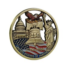 250th Anniversary Commemorative Coin UNITED STATES OF AMERICA 1776-2026