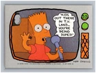 1990 Topps The Simpsons #53 Kids out there in T.V. land ... You... Trading Card