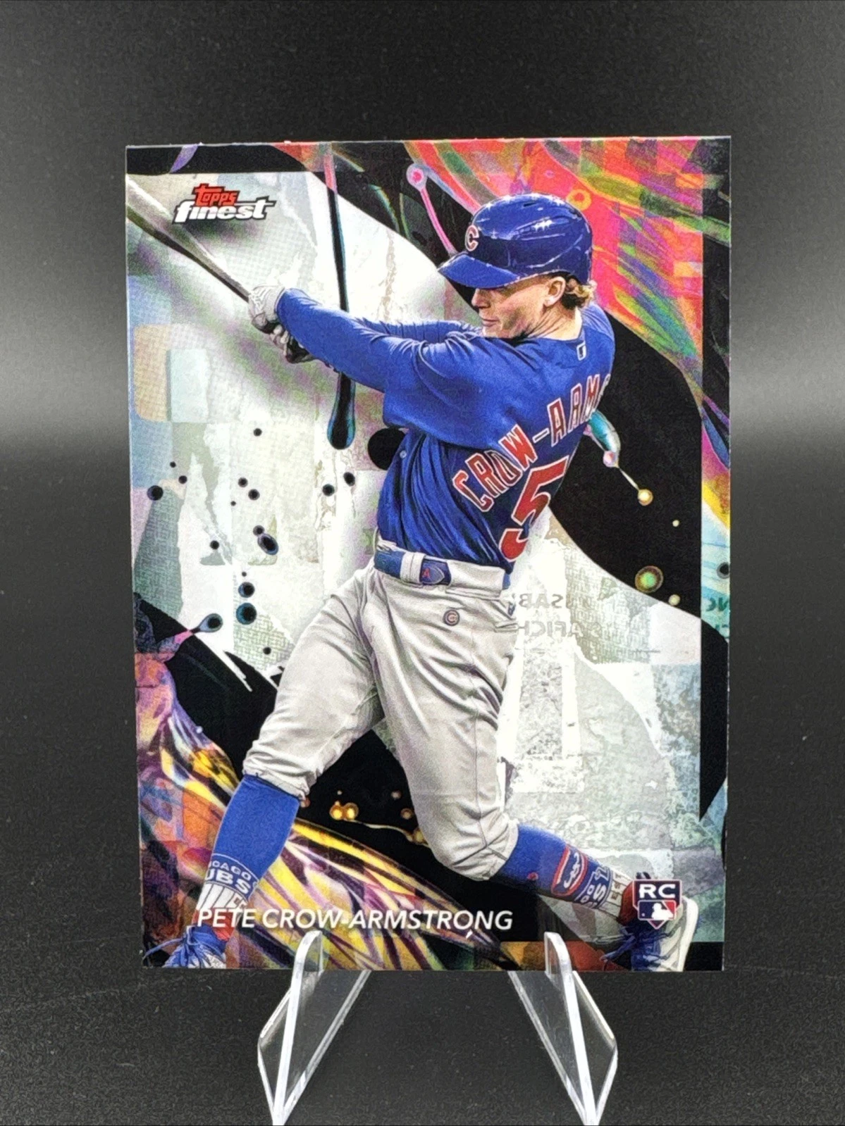 2024 Topps Finest Pete Crow-Armstrong Rc Uncommon Refractor #104
