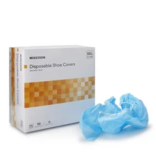 McKesson Blue Shoe Cover 2X-Large Nonskid Sole 16-3558 100 Ct