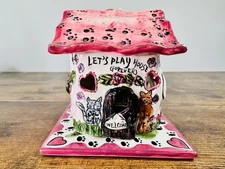 Blue Sky Heather Goldmine Tealight House Let's PLay House Forever Cat & Mouse