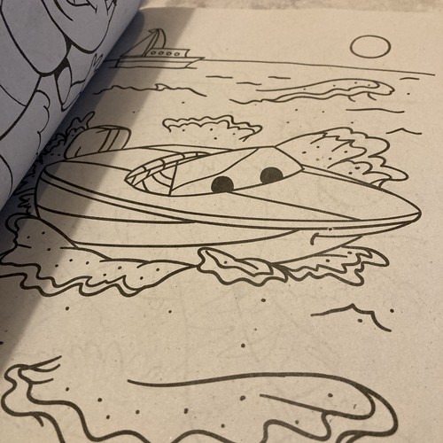 Jumbo Coloring Book 112 Pages New - Picture 4 of 5