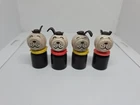 M Vintage Fisher Price little people lot/4 Straight Wood Dogs Yellow Red Disc
