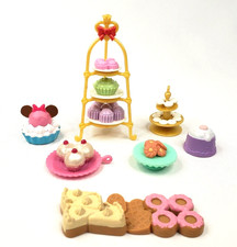 Miniature Dollhouse Accessories Food Desserts Mix Lot x7 Plastic Cake Cookies