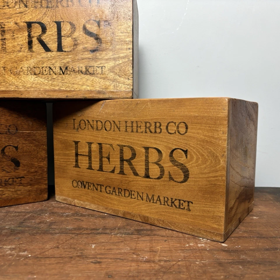 Covent Garden’s Wooden Crate - Rustic Wooden Storage Box - £24.99 Each - Image 3 of 4