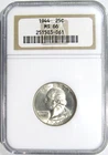 1944 WASHINGTON Silver Quarter NGC MS 66