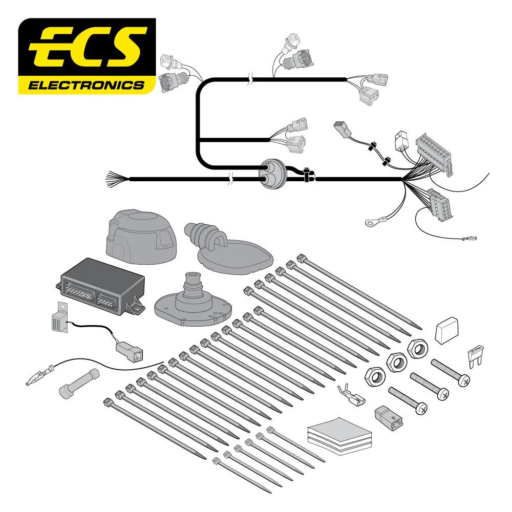 Towbar Wiring Kit 7 Pin RENAULT Scenic (Grand) MPV December 2016 - RN136BHU
