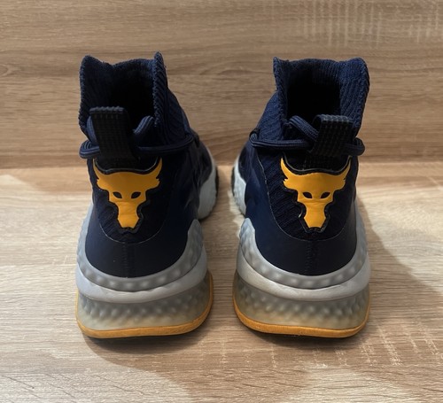 Under Armour Project Rock 1 Mens (UK Size 8.5) Navy Trainers Shoes 3020788-403 - Picture 9 of 15