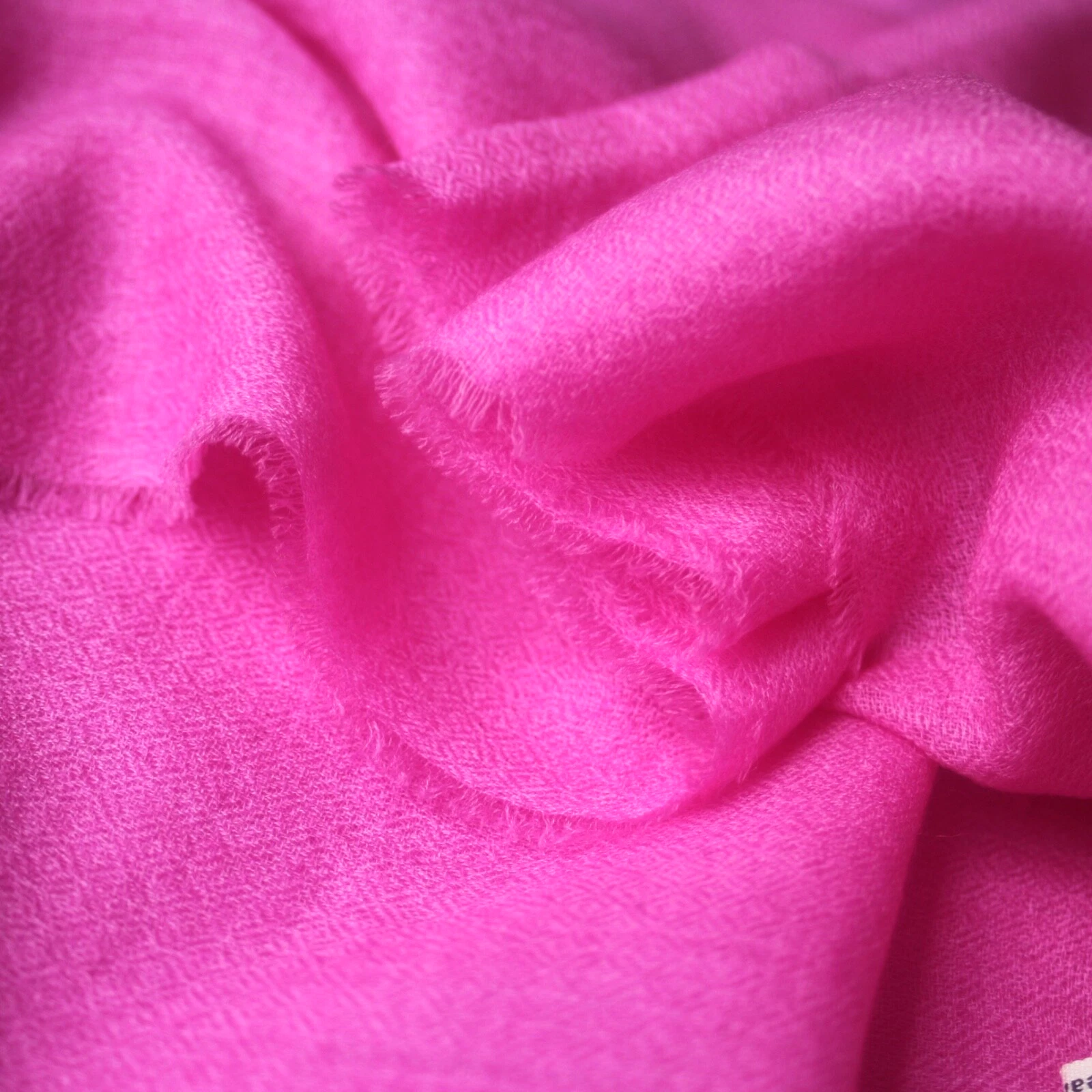 Cashmere Scarf Jijivisha Handwoven Pink Chyangra Pashmina Wrap/Stole