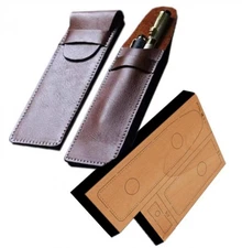 Leather Pen Bag Cutting Die Cutter, Embossing Template Punch Tool for Craft