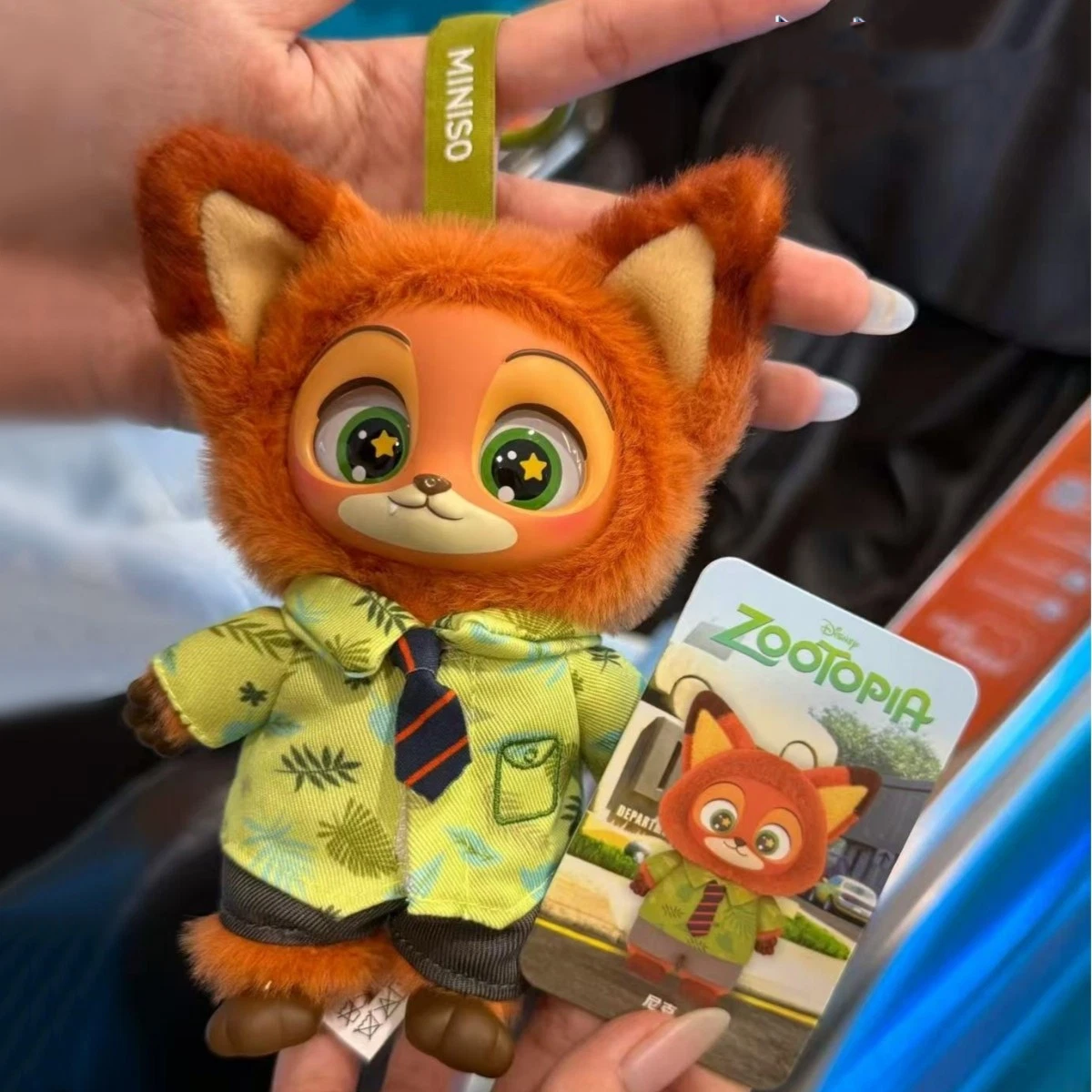 MINISO Zootopia Series Blind Box Vinyl Plush Pendant Figure-Nick