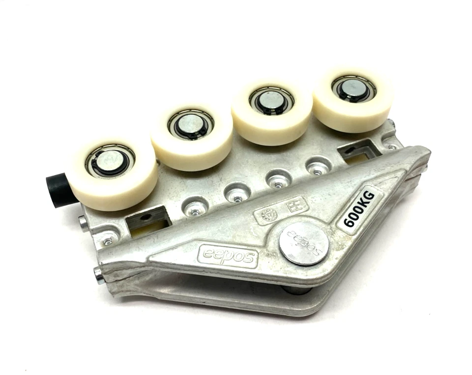 eepos 0021024 Rullo Cerniera Carrello Gab Alluminio AL 600/600 Capacità 600kg - Immagine 2 di 4