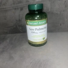 Nature's Bounty Saw Palmetto 250 Count Herbal Supplement For Men's Health 6/28