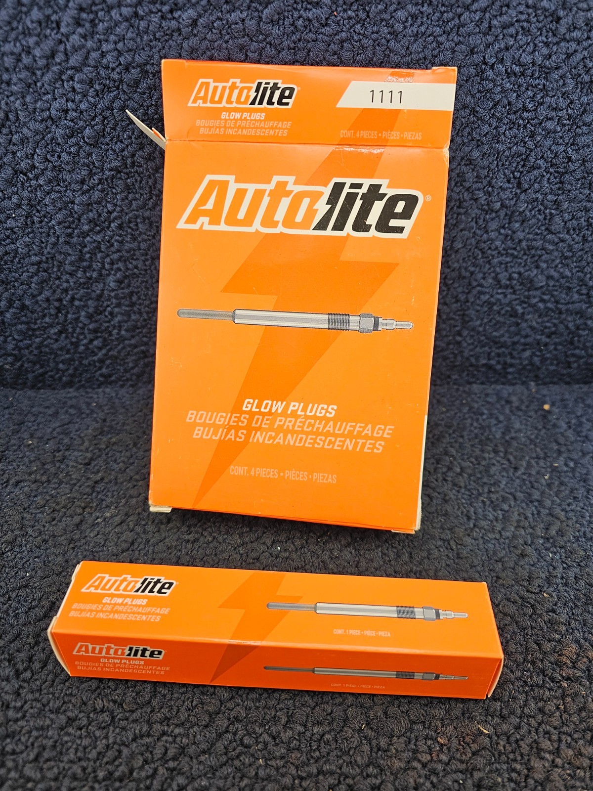 QTY 4 Autolite 1111: Diesel Glow Plugs For 2003 FORD E-350 CLUB WAGON V8-7.3L