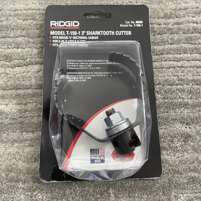 #ad #ad Ridgid T 150 1 3quot; Sharktooth Cutter 98055 Fits 7 8 Sectional Cables USA $29.99
