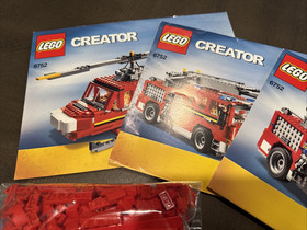 LEGO 6752 Creator Fire Rescue - 100% Complete w/ Manuals and sorted