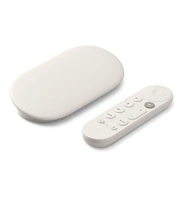 Google TV Streamer 4K, 32 GB, Porcelain, mit Sprachfernbedienung Neu - Bild 1 von 4