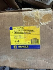 Square D Transformer .500 KVA Primary 600 Volts To 120/240 Volts