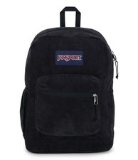 JanSport Cross Town Plus Remix Backpack, 17 Laptop Sleeve, Black Corduroy, NWT