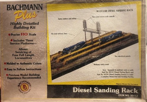 Estante de lijado diésel escala HO Bachmann Plus #35113 | Zustand: New