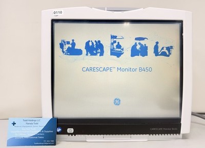 GE Carescape B450 Patient Monitor No Module (0110R)